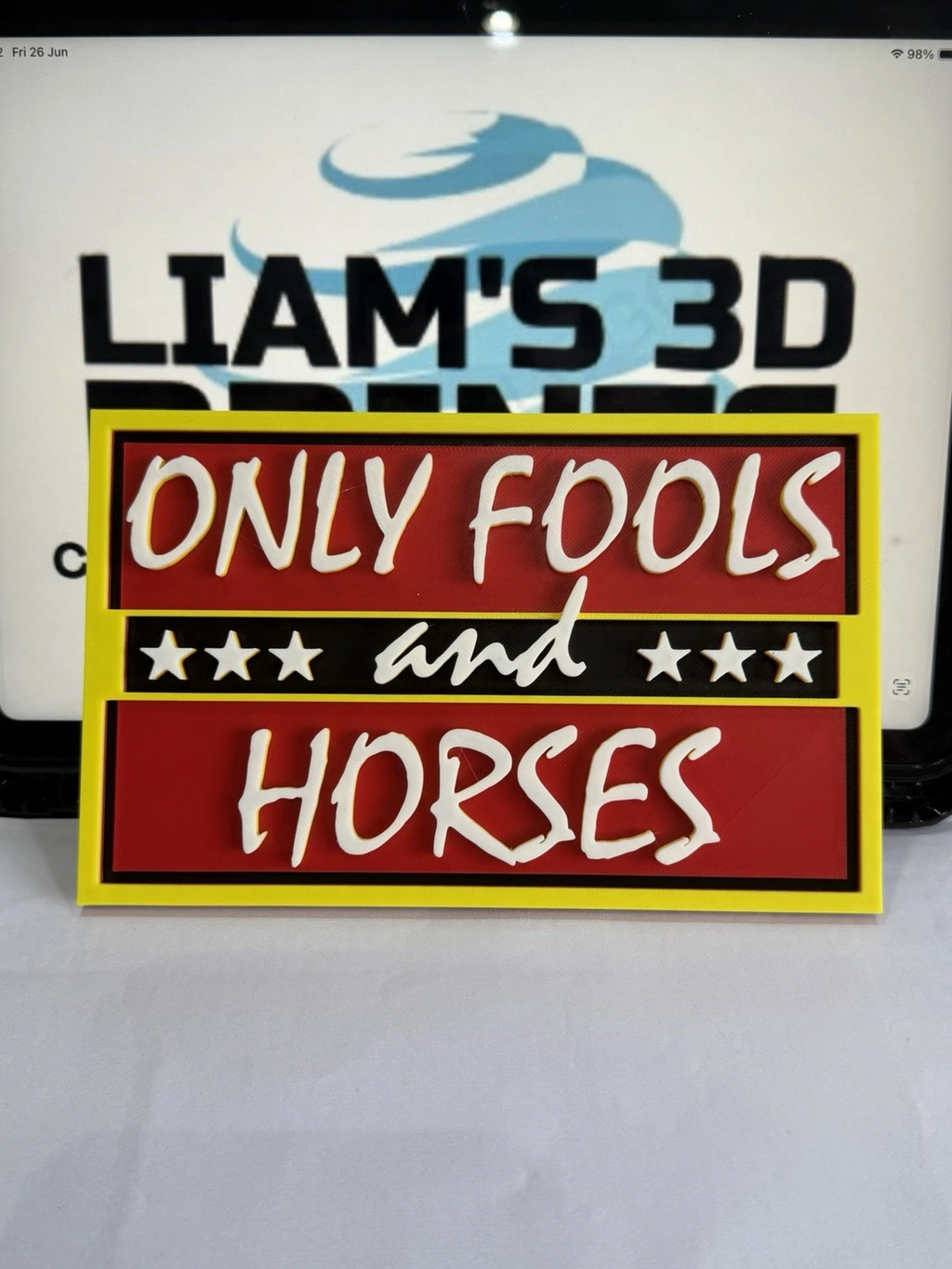 Decorative Only Fools And Horses Tv Film Room Sign Display Logo Pops