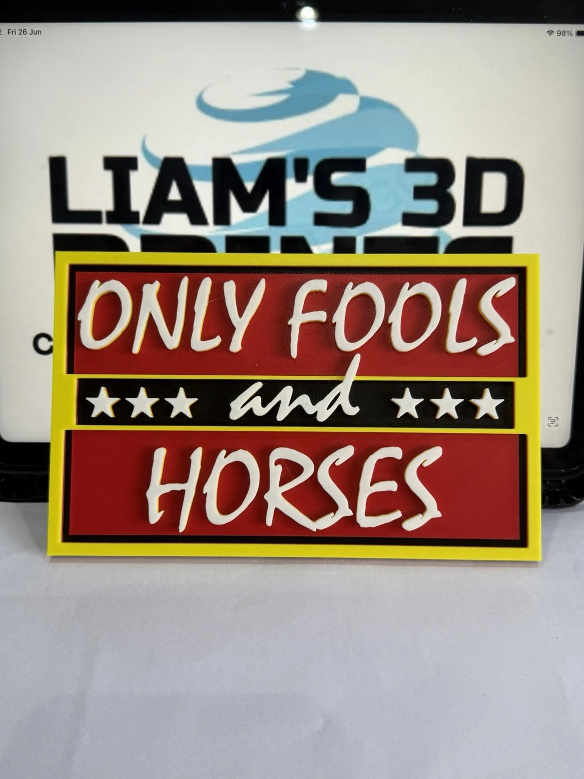 Decorative Only Fools And Horses Tv Film Room Sign Display Logo Pops