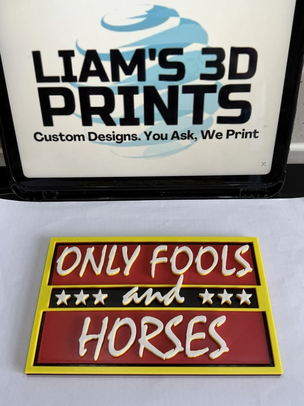 Decorative Only Fools And Horses Tv Film Room Sign Display Logo Pops