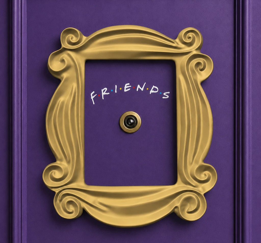Friends Peephole Frame Monica TV 3D Print Door Decor Iconic