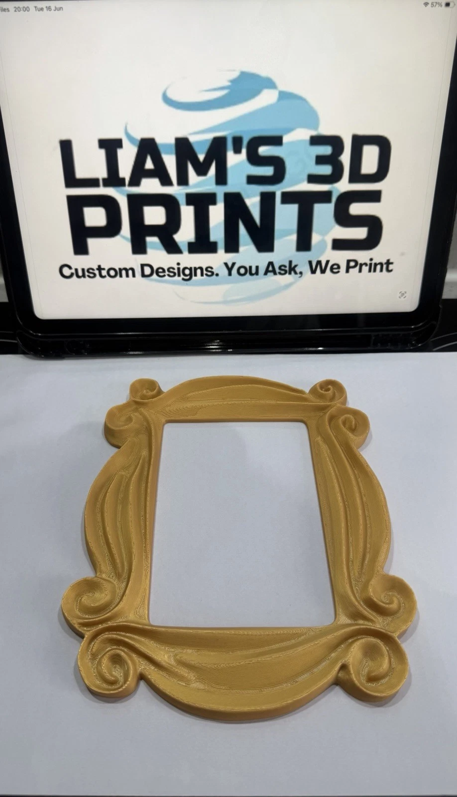 Friends Peephole Frame Monica TV 3D Print Door Decor Iconic