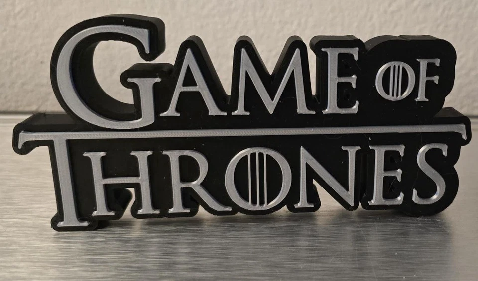 Decorative Game Of Thrones Self Standing Logo Tv 3D Print