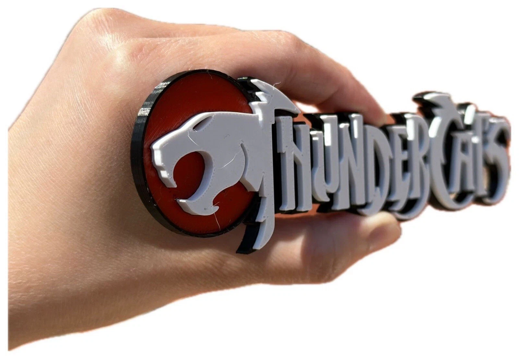 Decorative Thundercats Logo TV Show 3D Print 2 Sizes