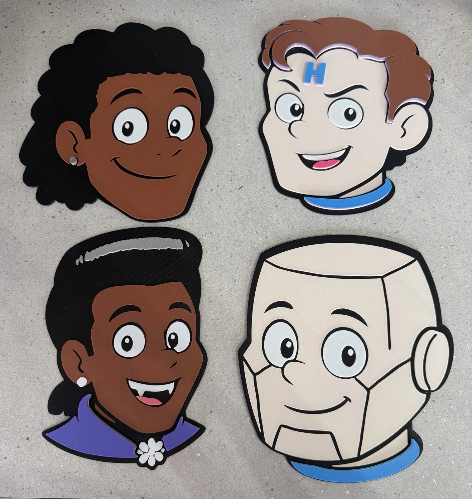 Decorative Red Dwarf Character Faces wall logo Sign Display