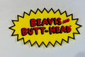 Decorative MTV Beavis and Butt-head Self Standing TV sign logo display POP