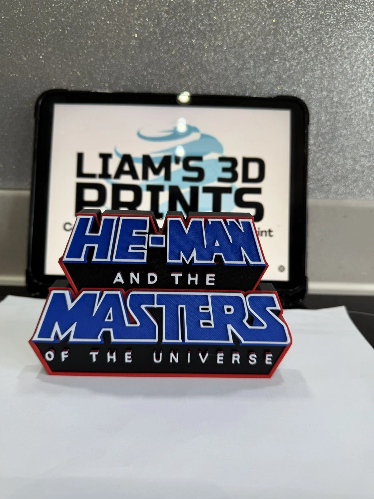 Decorative He Man HE-MAN and the Master Of The Universe logo Sign Display