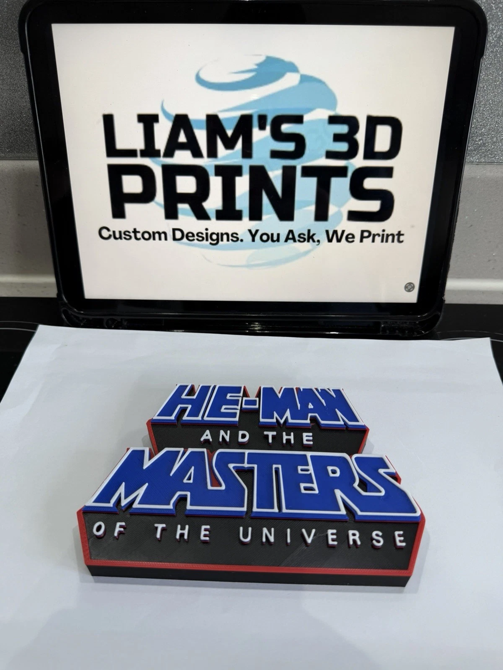 Decorative He Man HE-MAN and the Master Of The Universe logo Sign Display