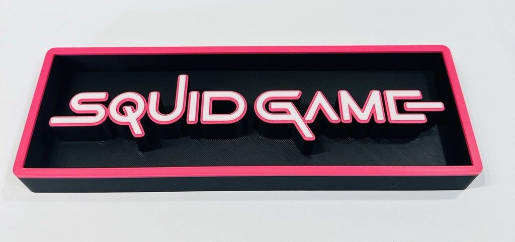 Decorative Squid Game 3 Nextflix Film Logo Sign Display Cinema s 17.5cm L 22cm