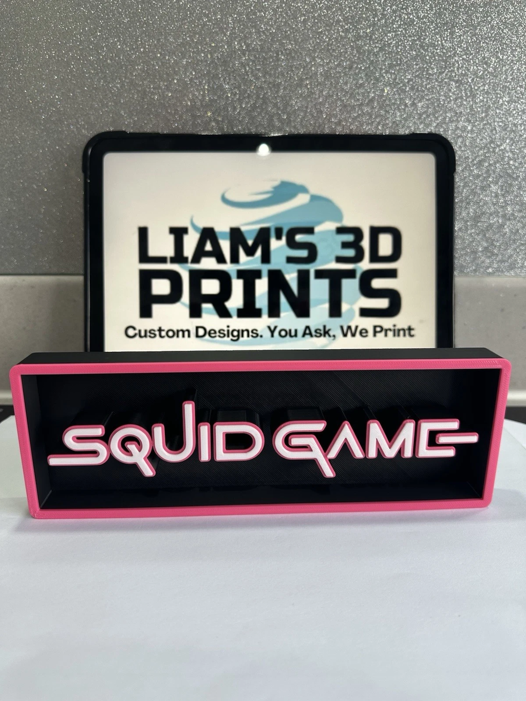 Decorative Squid Game 3 Nextflix Film Logo Sign Display Cinema s 17.5cm L 22cm