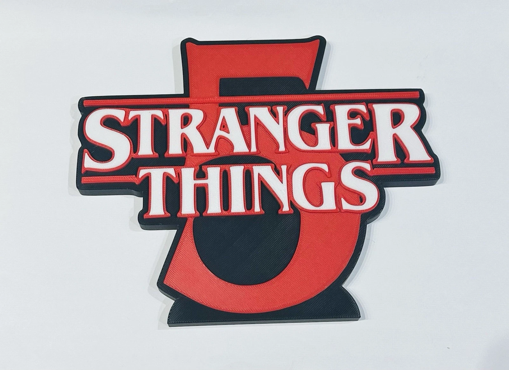 Decorative Stranger Things Season 5 Tv Film Room Sign Display Logo Pops