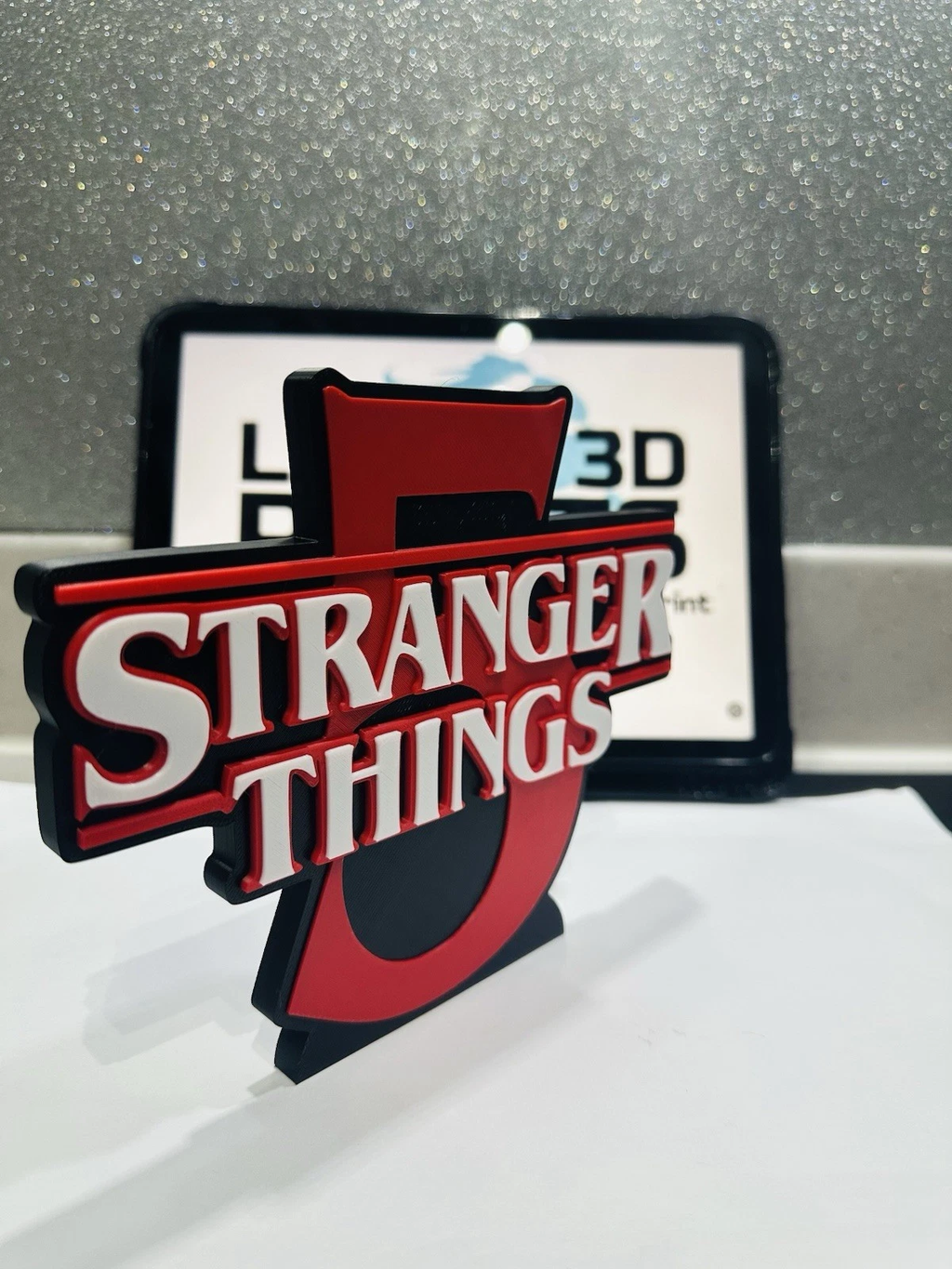 Decorative Stranger Things Season 5 Tv Film Room Sign Display Logo Pops