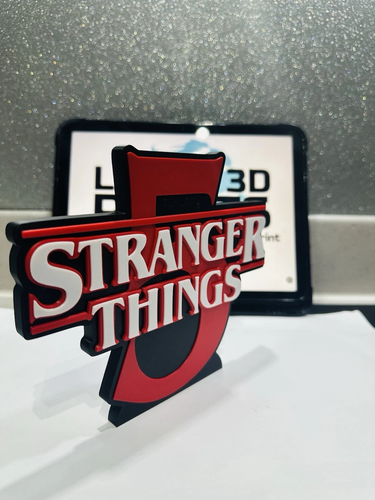Decorative Stranger Things Season 5 Tv Film Room Sign Display Logo Pops