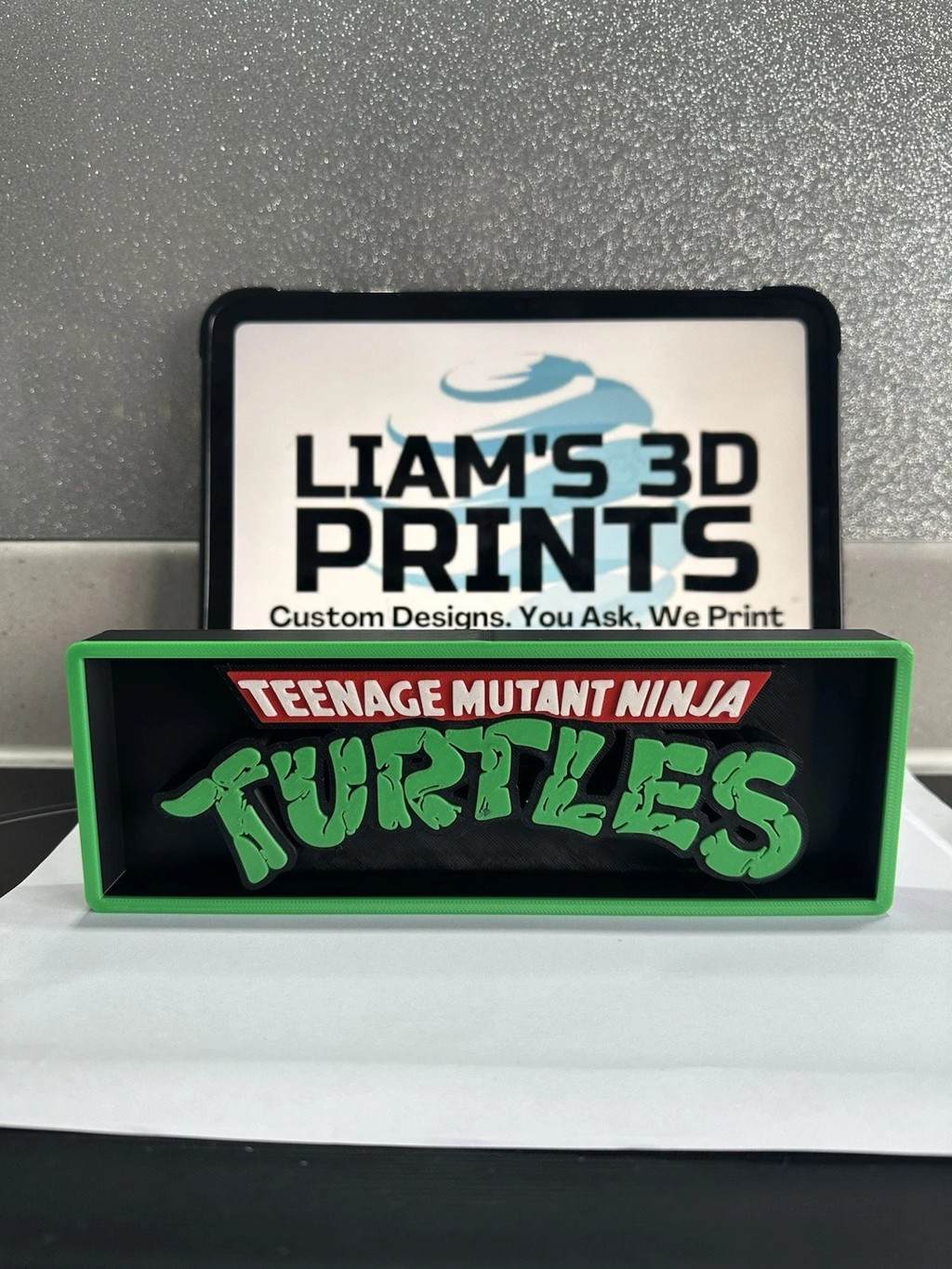 Decorative Teenage Mutant Ninja Turtles Logo Sign Display Cinema S17.5cm L22cm