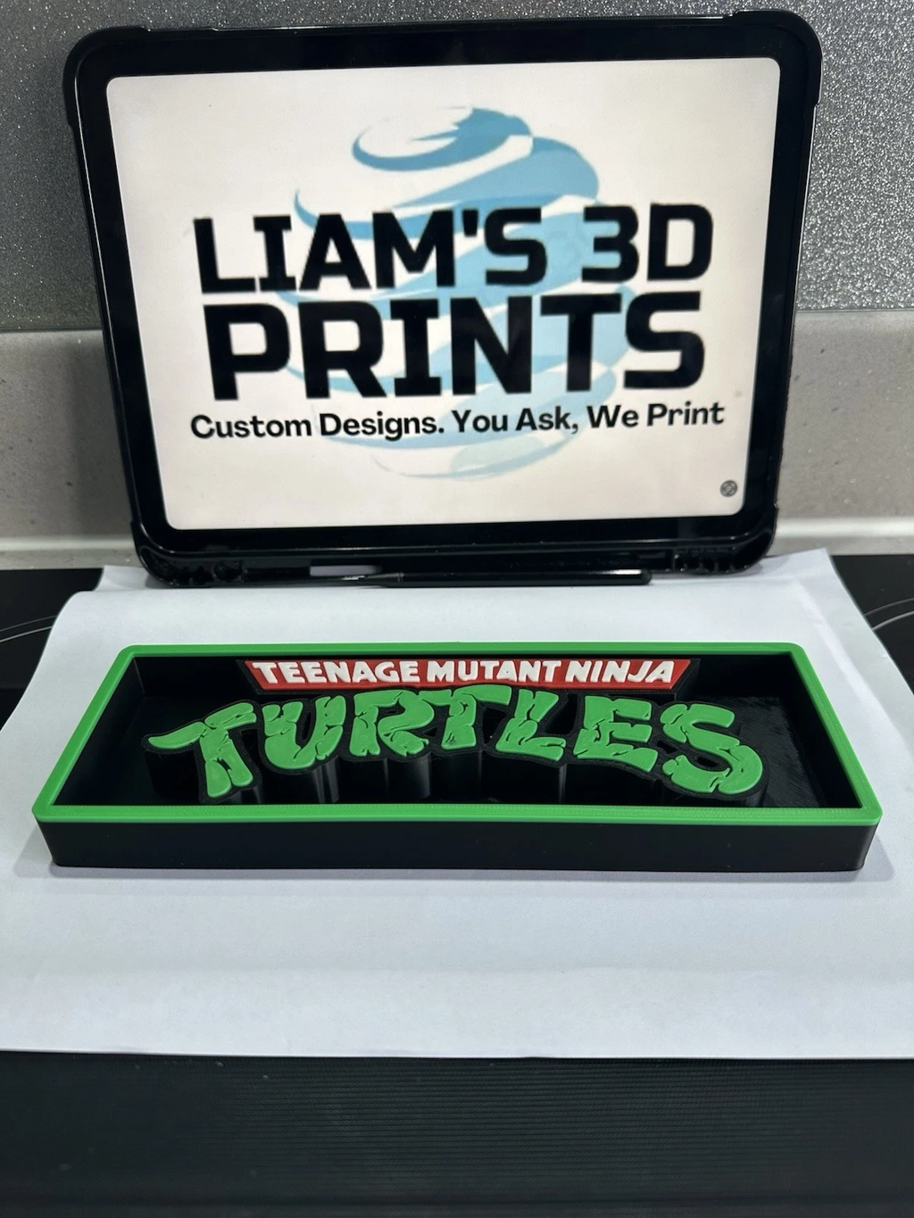 Decorative Teenage Mutant Ninja Turtles Logo Sign Display Cinema S17.5cm L22cm