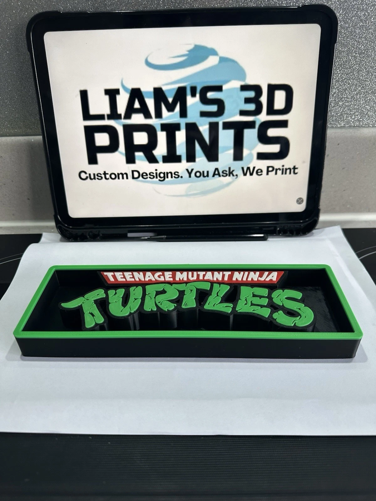 Decorative Teenage Mutant Ninja Turtles Logo Sign Display Cinema S17.5cm L22cm