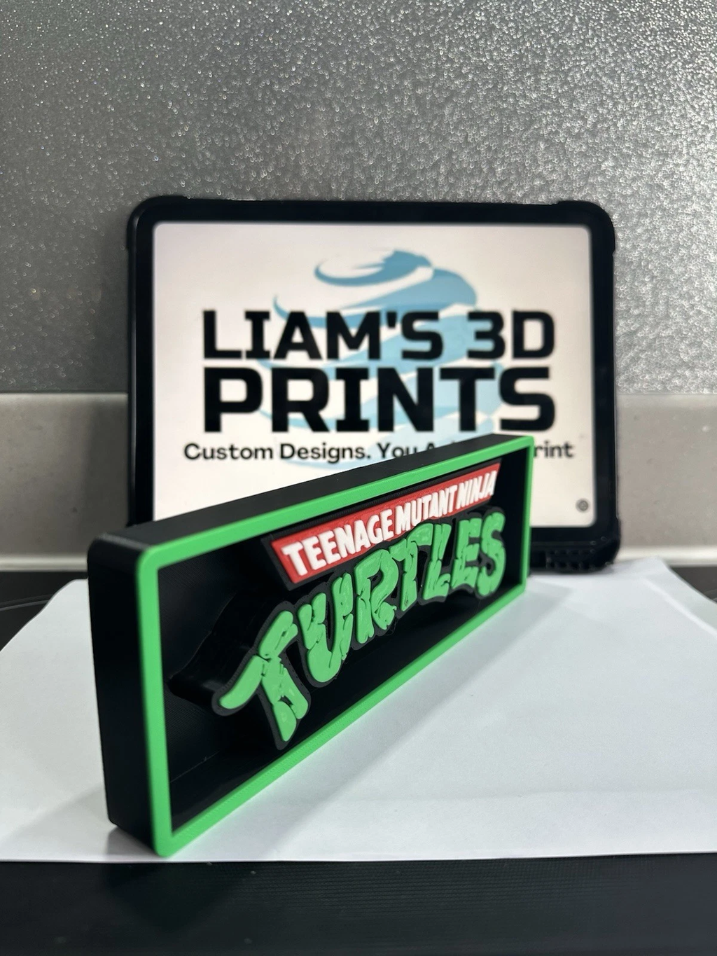Decorative Teenage Mutant Ninja Turtles Logo Sign Display Cinema S17.5cm L22cm