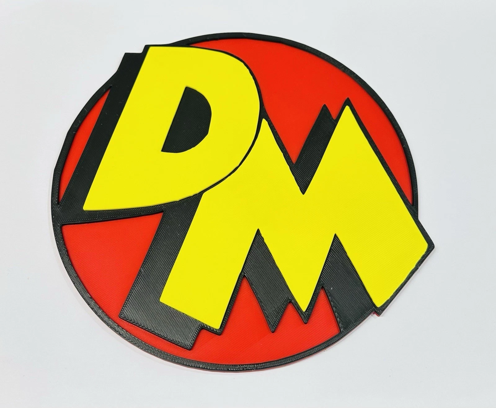 Decorative Danger Mouse DM Emblem Retro logo Sign Display