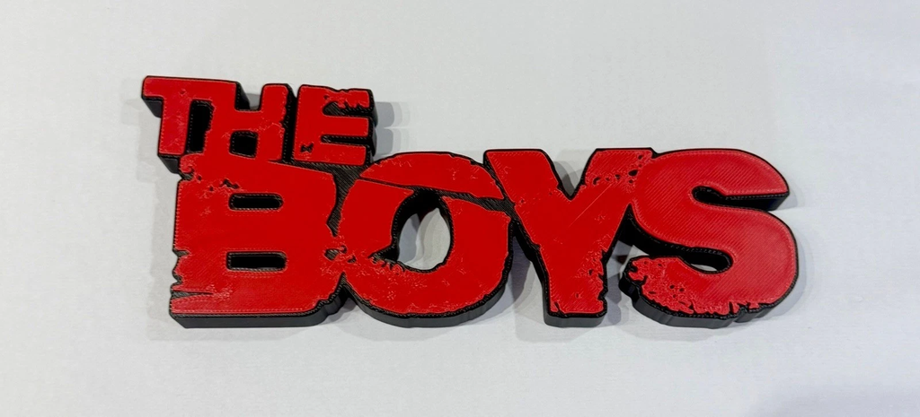 Decorative The Boys TV Film Self Standing logo Sign Display Pops