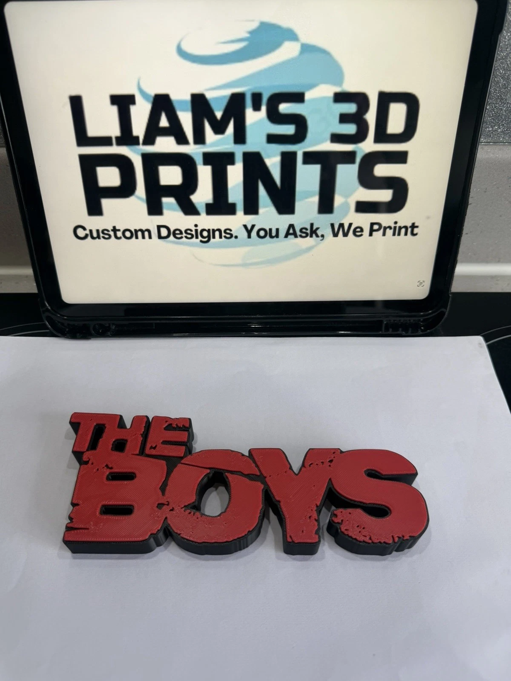 Decorative The Boys TV Film Self Standing logo Sign Display Pops