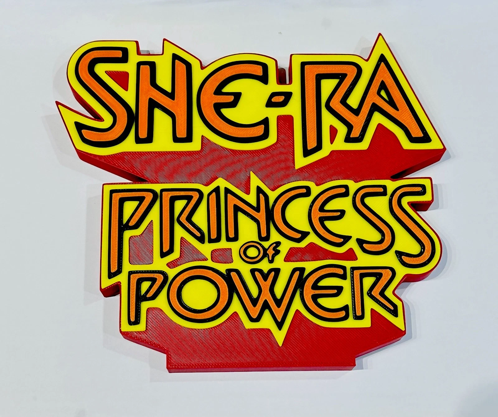Decorative she-ra SHE RA Princess of power self standing logo Sign Display