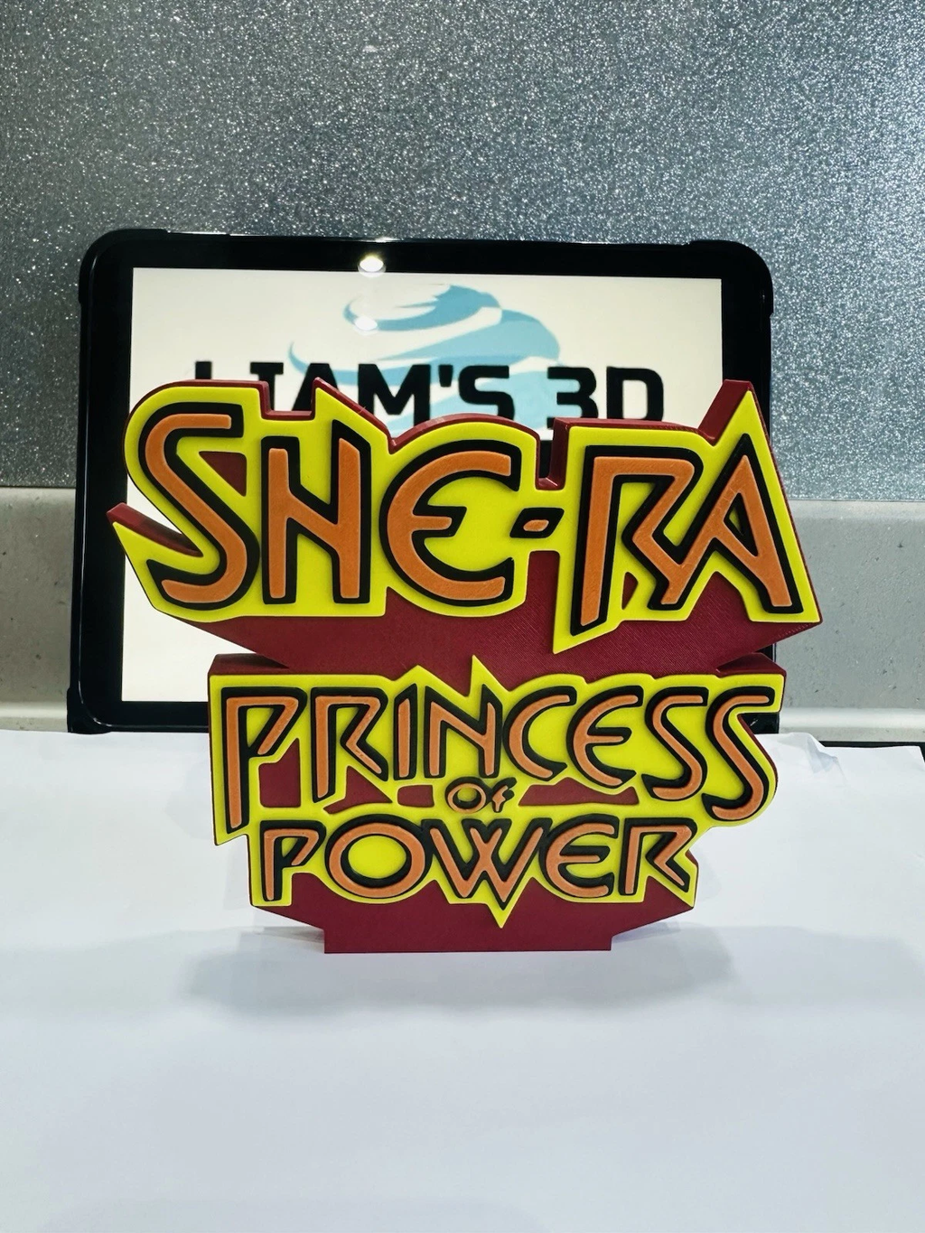 Decorative she-ra SHE RA Princess of power self standing logo Sign Display