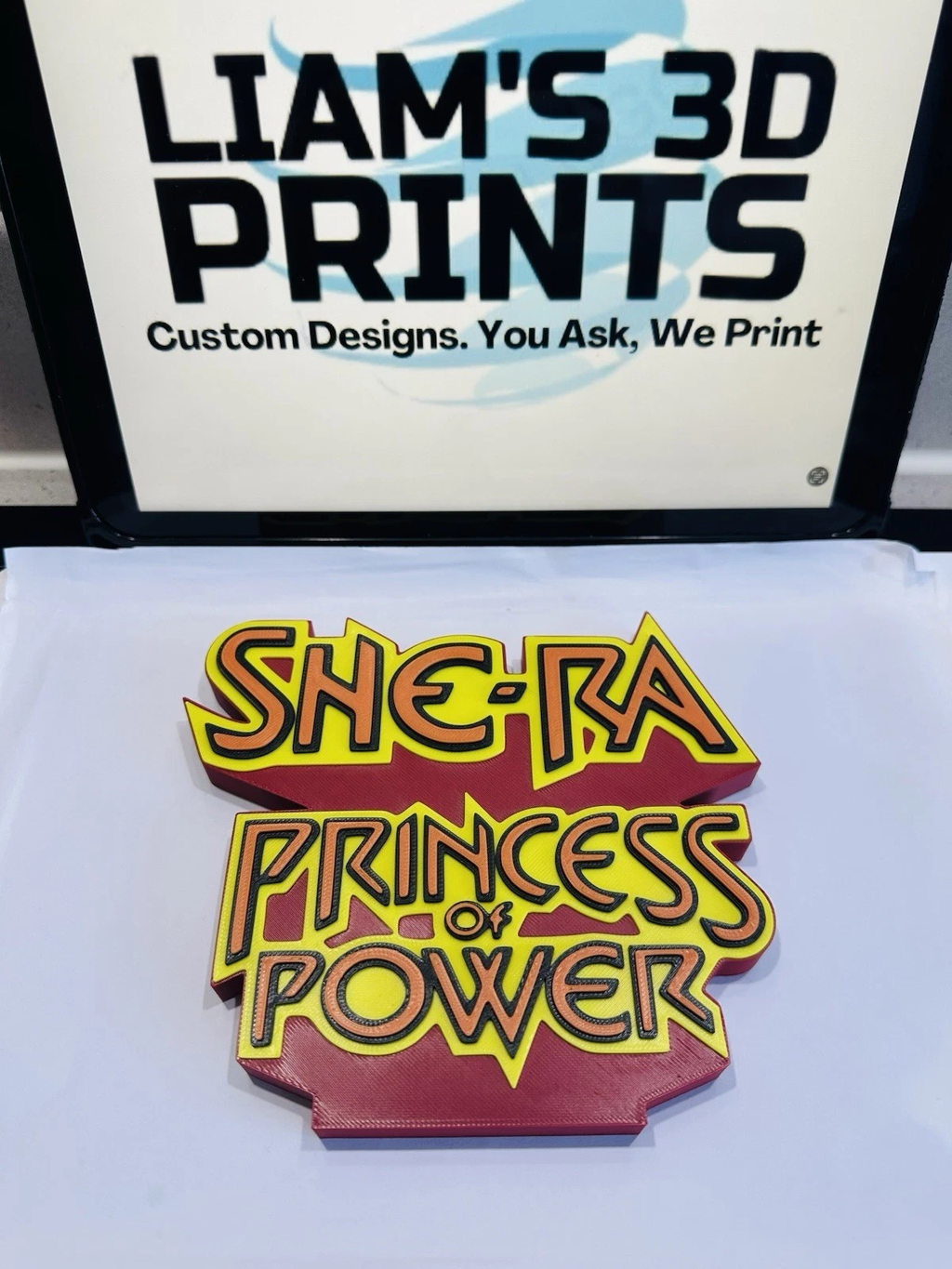 Decorative she-ra SHE RA Princess of power self standing logo Sign Display