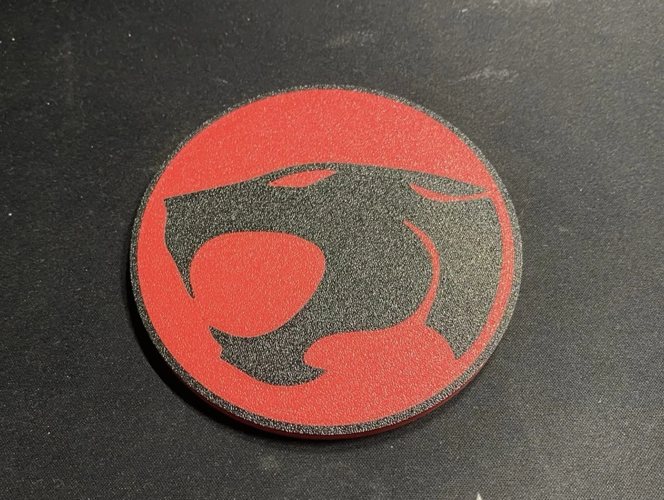 Decorative Thundercats Logo Coaster Room Sign Display 10cm