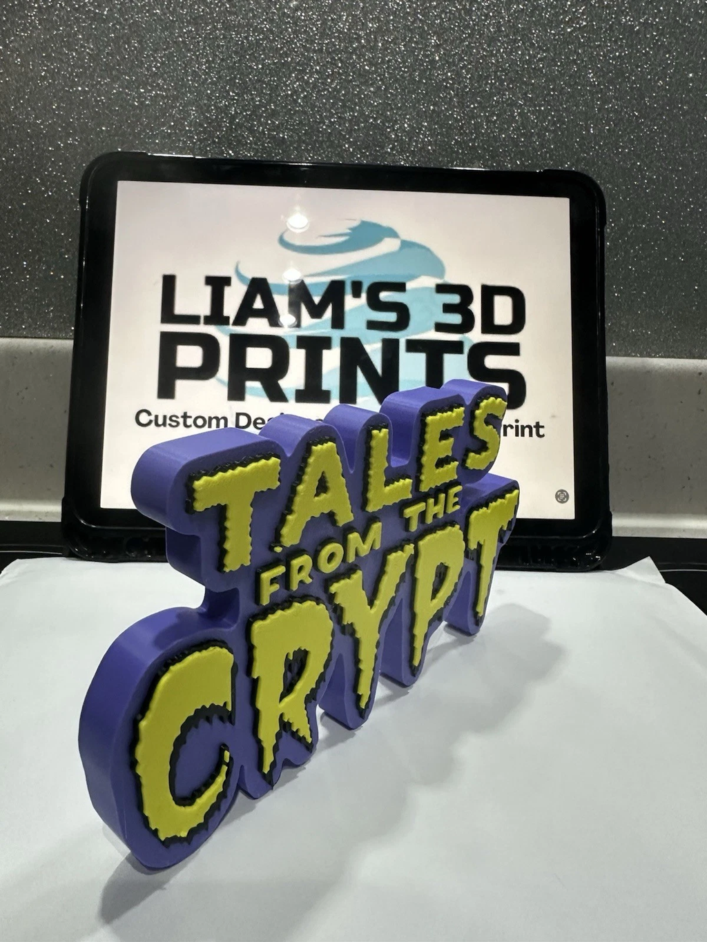 Decorative Tales From The Crypt TV Show Self Standing logo display Room Horror