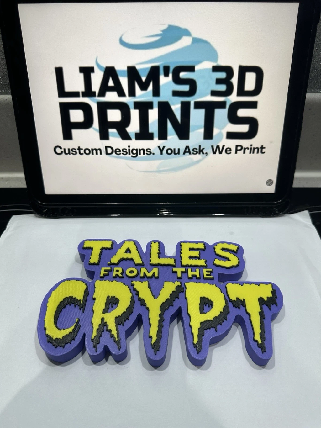 Decorative Tales From The Crypt TV Show Self Standing logo display Room Horror