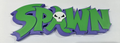 Decorative Spawn Comic Retro Self Standing logo Sign Display