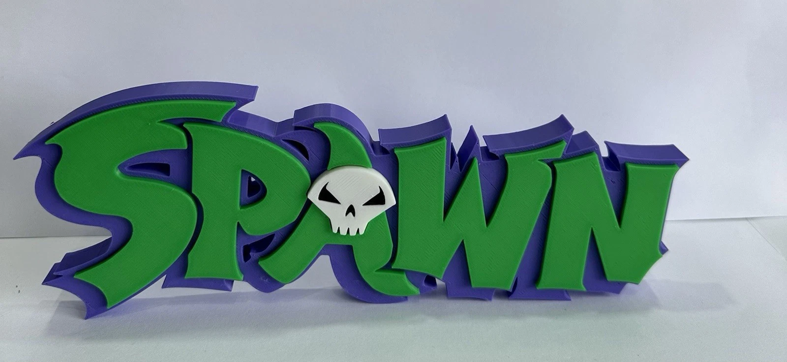 Decorative Spawn Comic Retro Self Standing logo Sign Display
