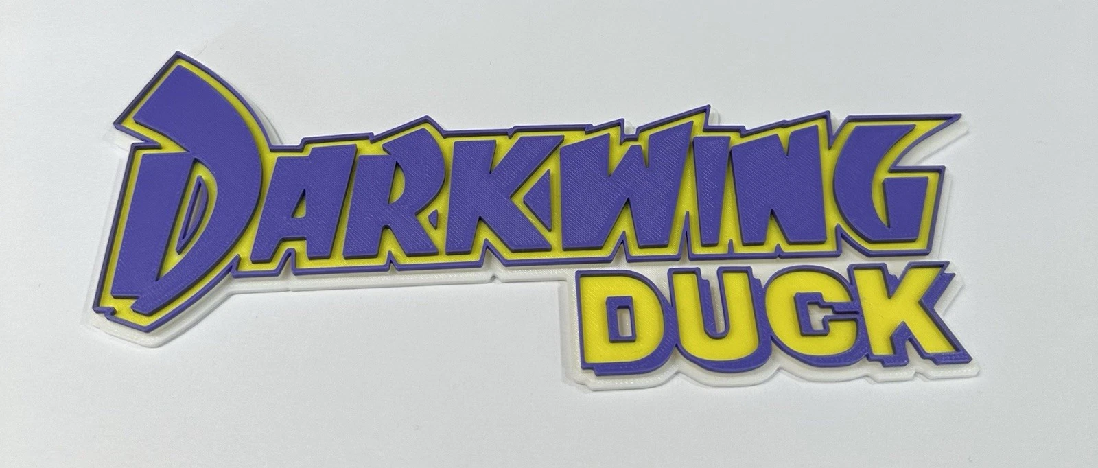 Decorative Darkwing Duck Disney Retro TV logo Sign Display