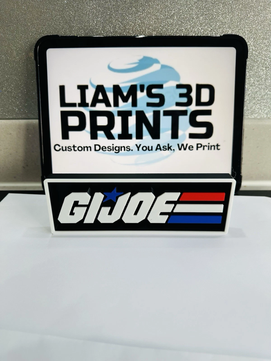 Decorative GI Joe Film Logo Sign Display Cinema small 17.5cm Large 22cm