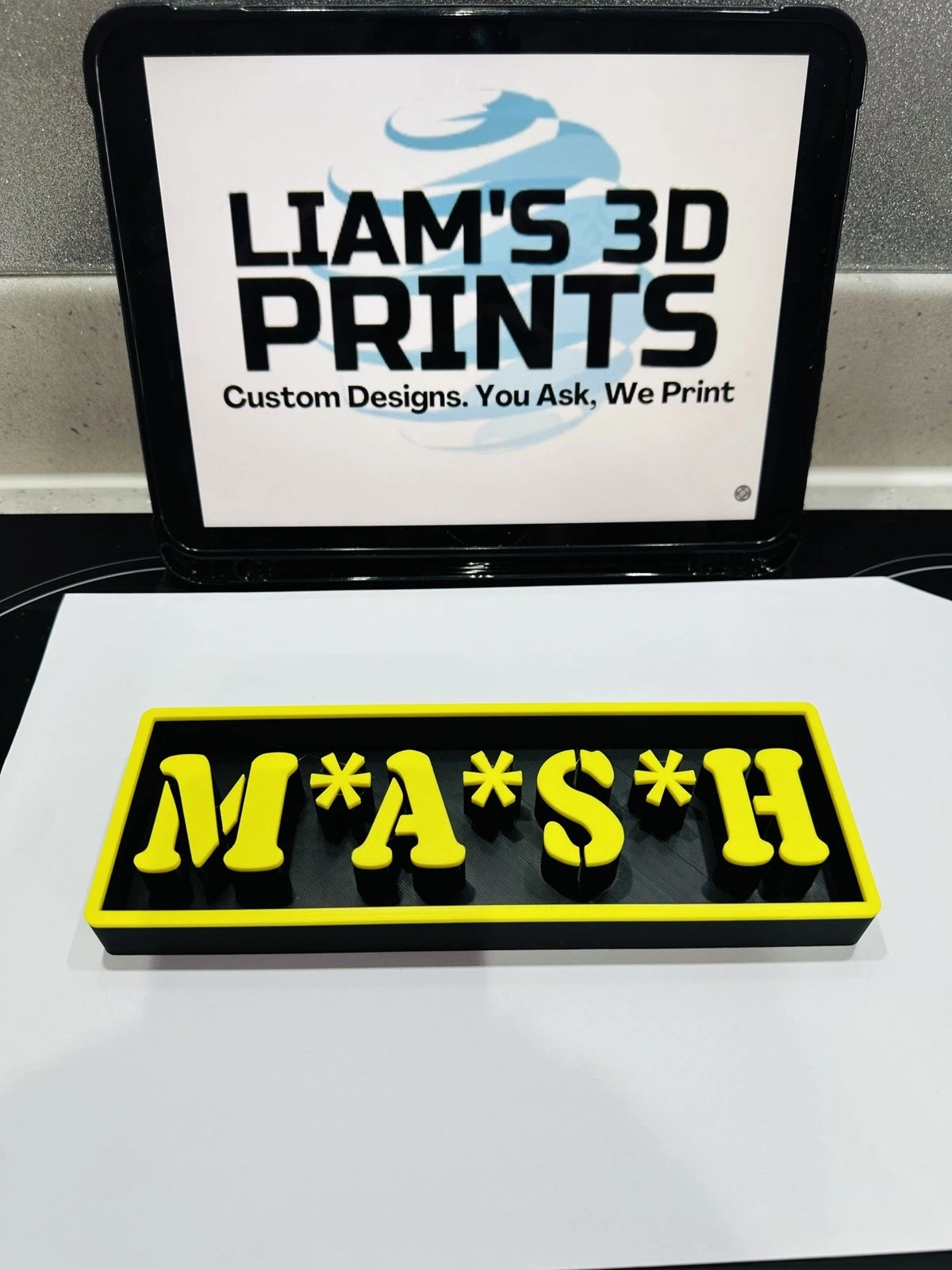 Decorative M*A*S*H MASH Box TV Logo Sign Display Cinema s17.5cm L 22cm