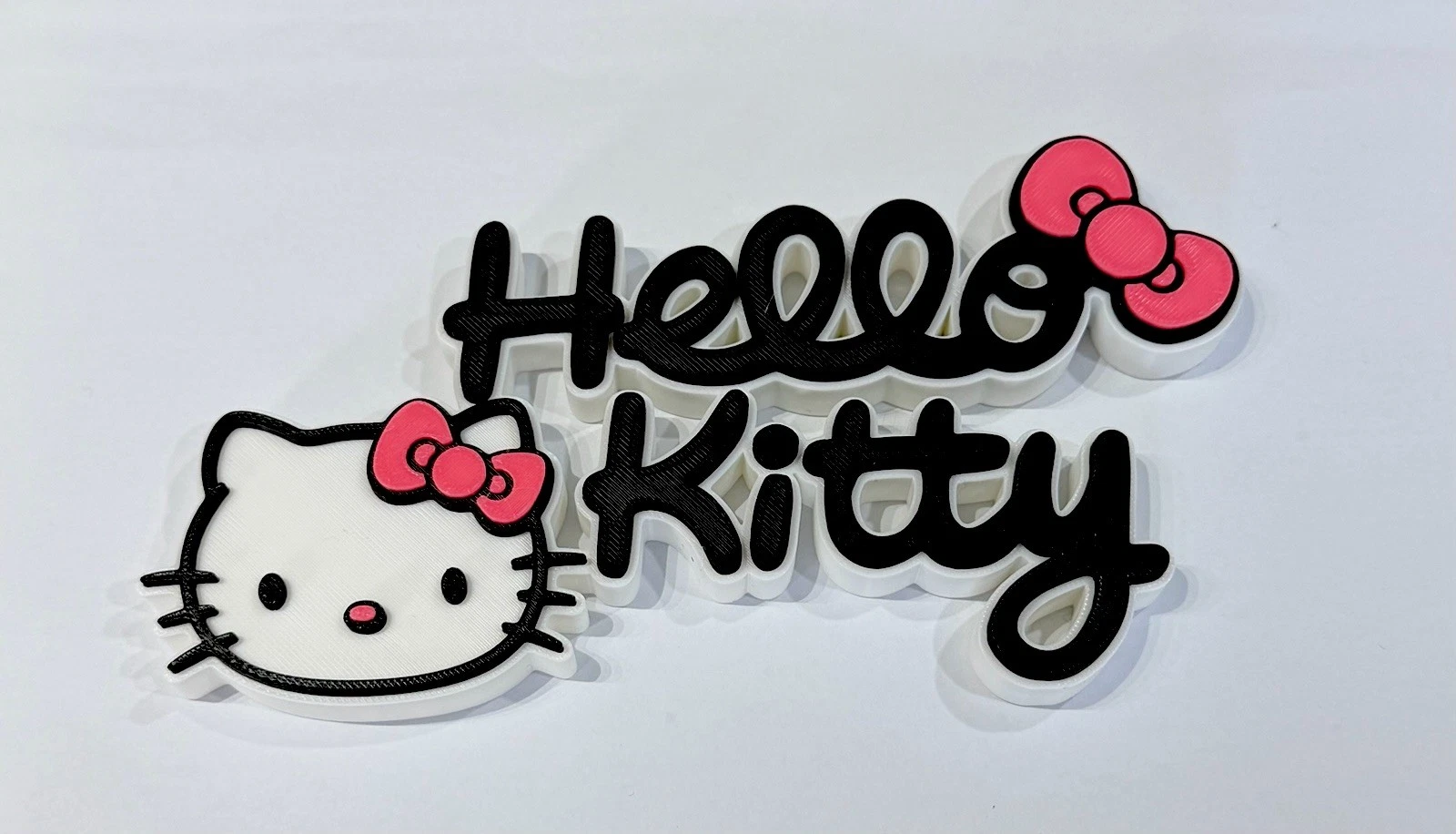 Decorative Hello Kitty TV Film logo Sign Display Pops