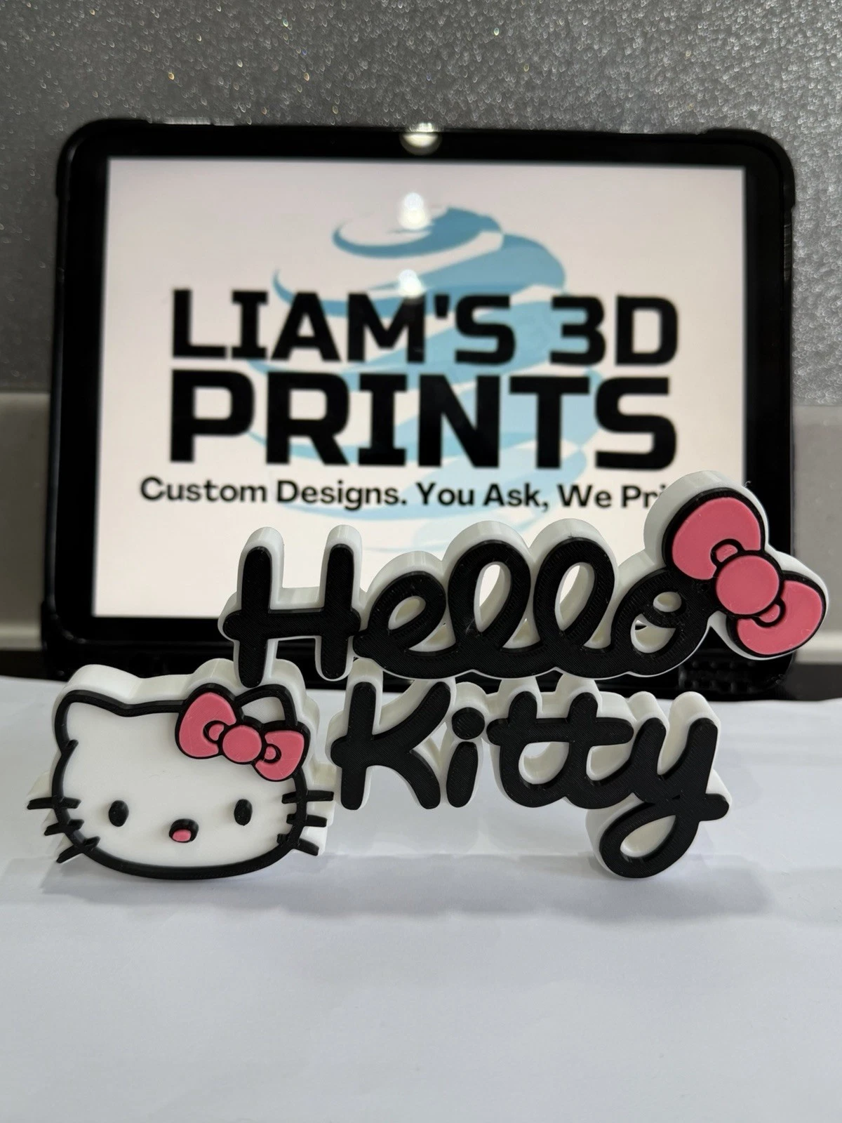 Decorative Hello Kitty TV Film logo Sign Display Pops