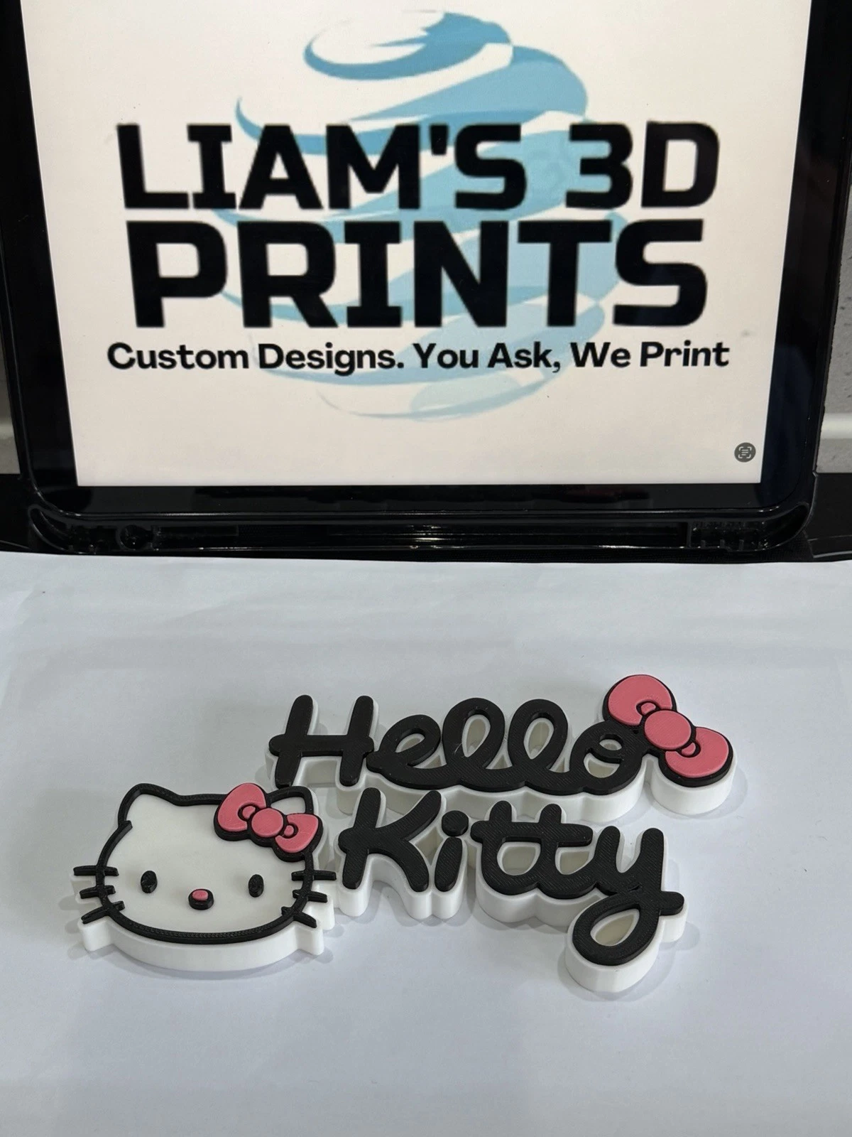 Decorative Hello Kitty TV Film logo Sign Display Pops