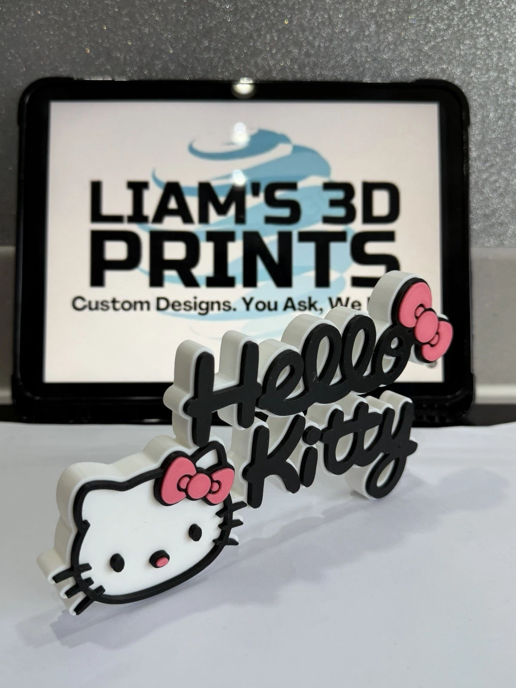 Decorative Hello Kitty TV Film logo Sign Display Pops
