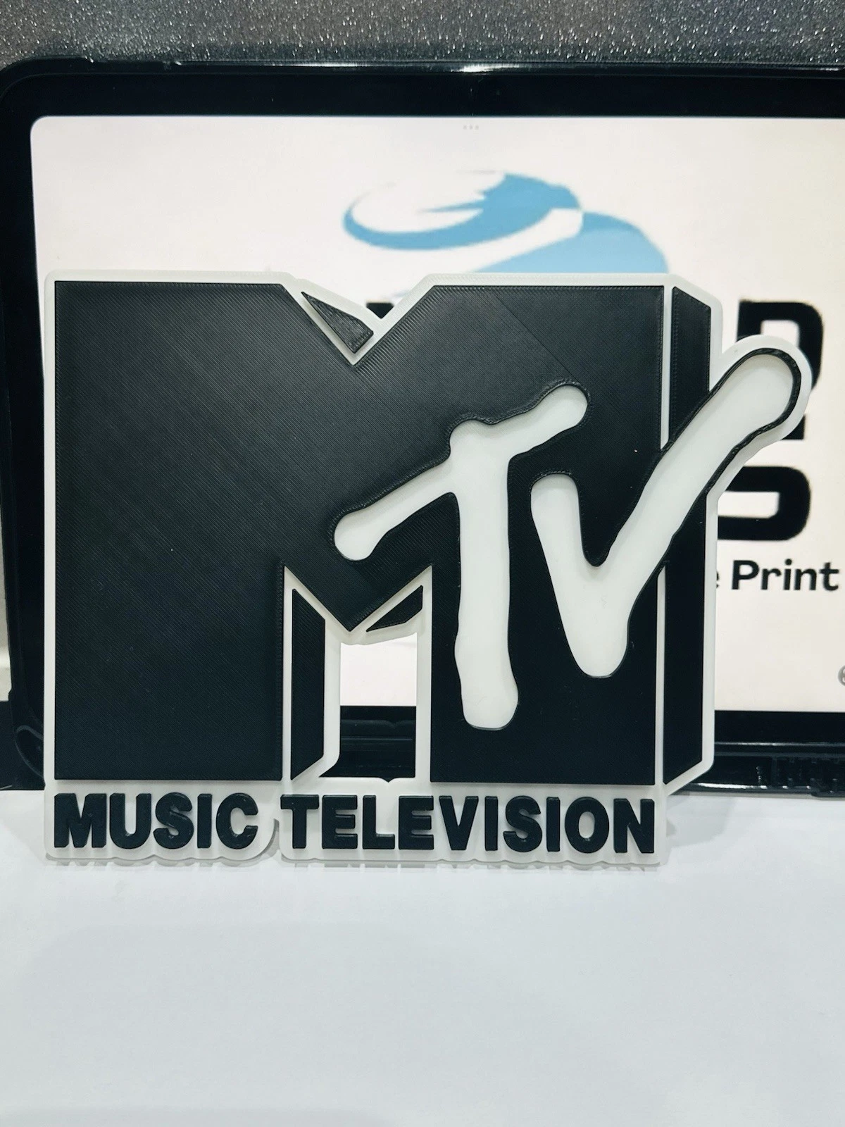 Decorative MTV Music Television Wall sign logo display POP 3D music