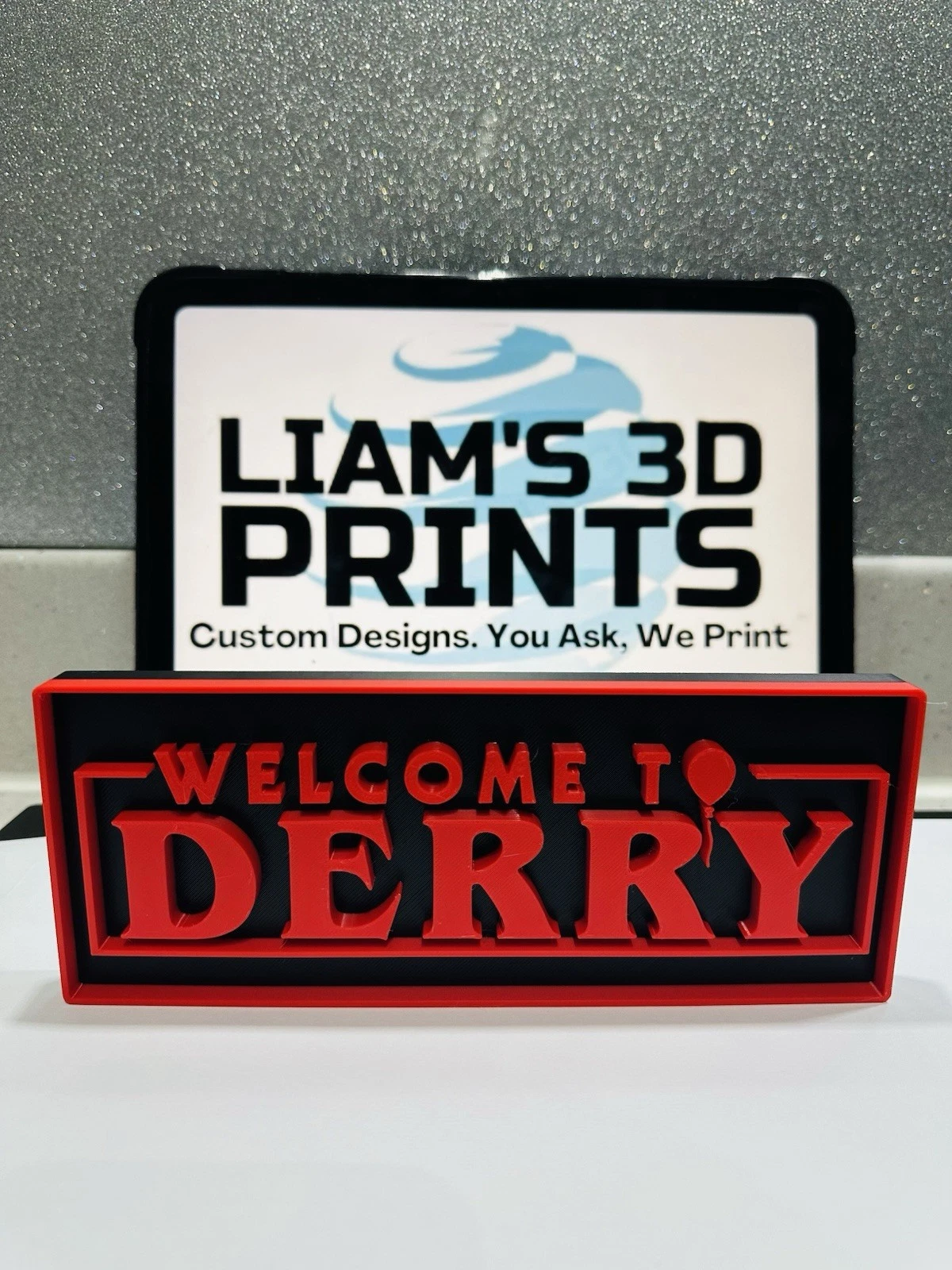Decorative Welcome To Derry It Film TV logo Sign Display Pops Pennywise