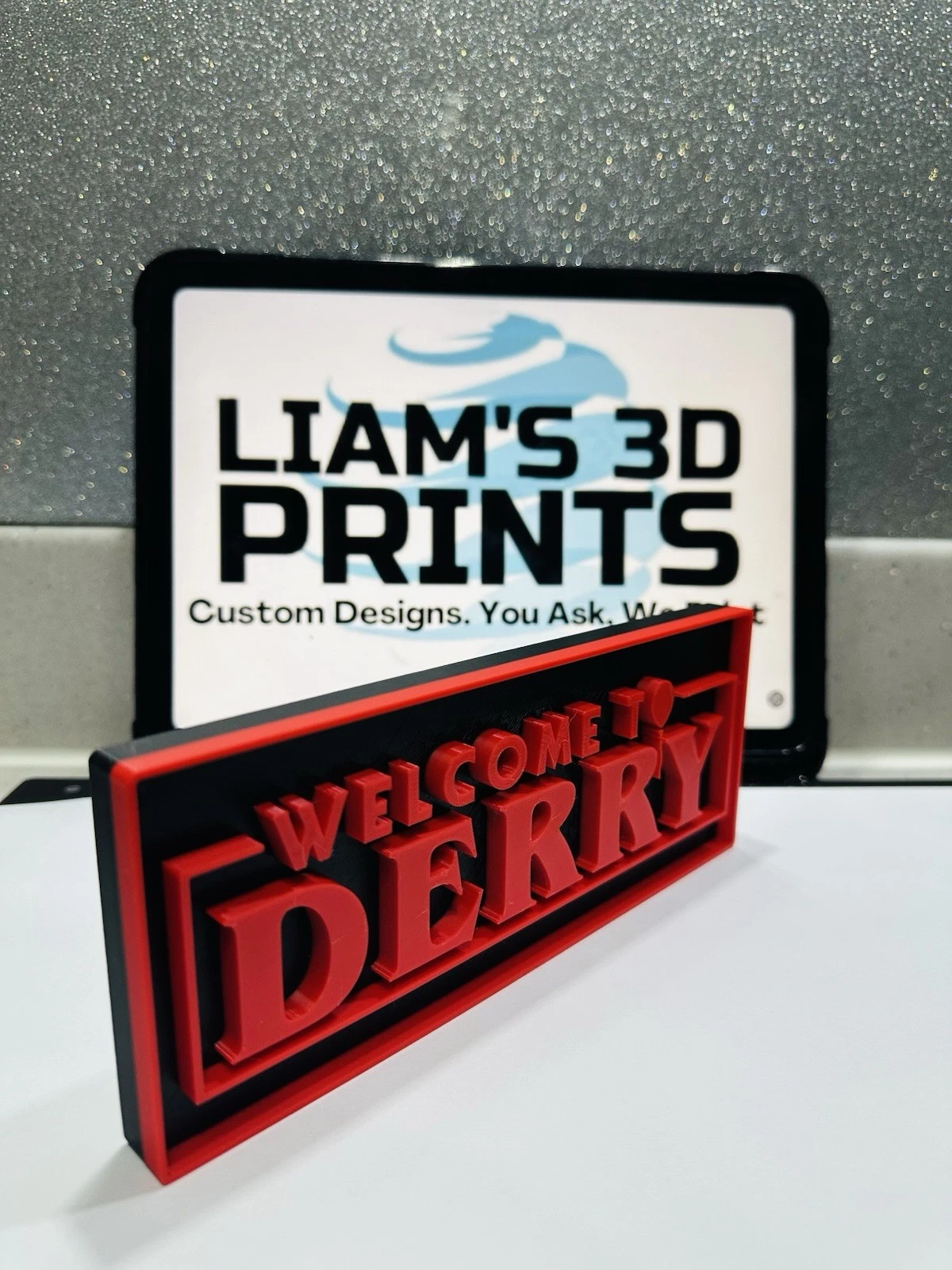 Decorative Welcome To Derry It Film TV logo Sign Display Pops Pennywise