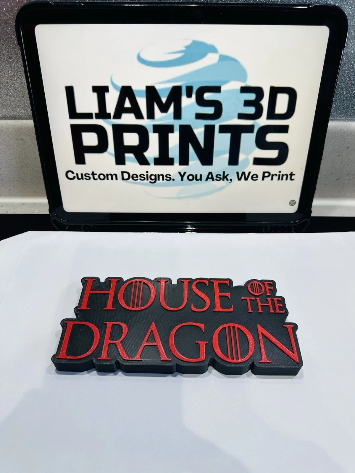 Decorative Game Of Thrones House Of Dragons Film Room Sign Display Logo Pops
