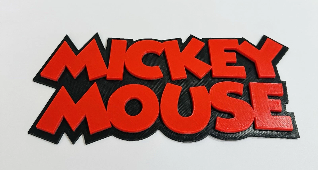 Decorative Mickey Mouse Disney logo Sign Display
