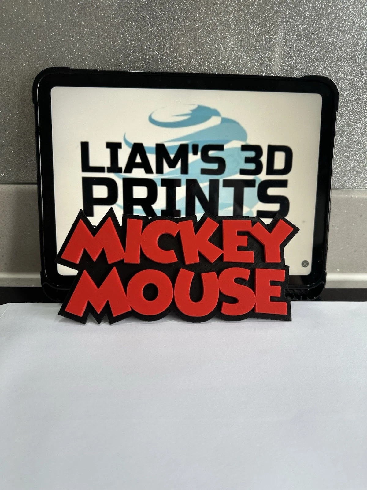 Decorative Mickey Mouse Disney logo Sign Display