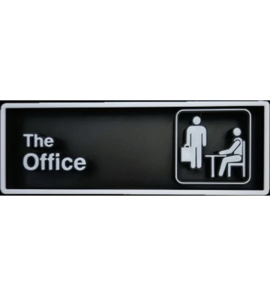 Decorative The office tv Film Logo Sign Display Cinema small 17.5cm Large 22cm