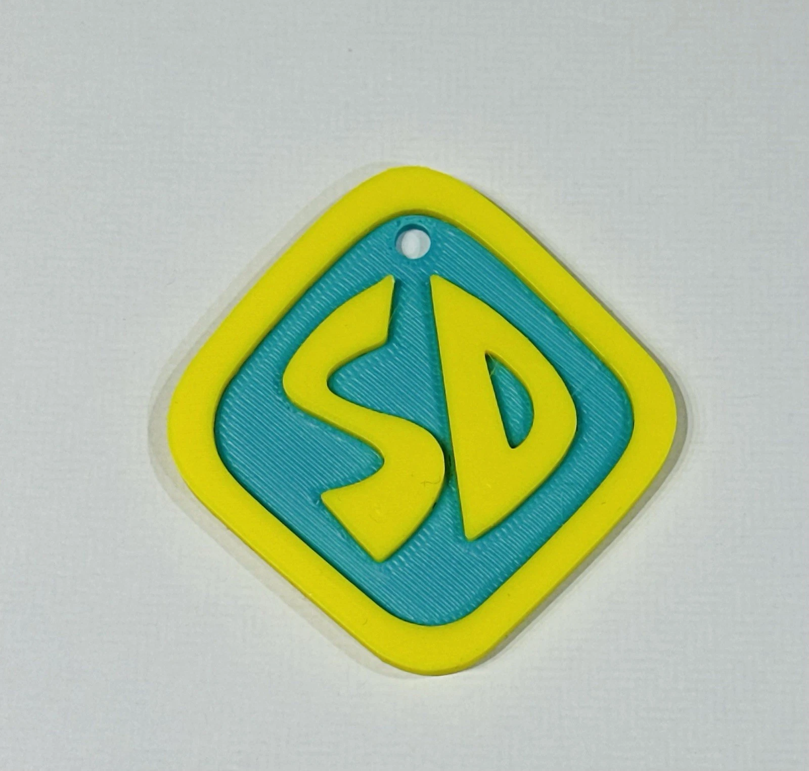 Scooby Doo Style Keyring / Dog Tag Standard Size For Cosplay Costume scooby-doo