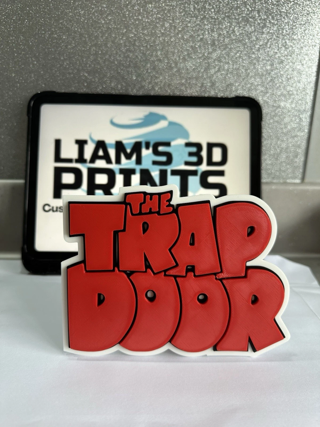 Decorative the trap door logo Sign Display Figures tv