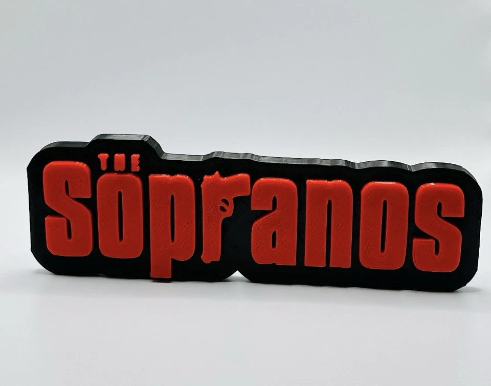 Decorative The Sopranos Film Logo Sign Display Cinema