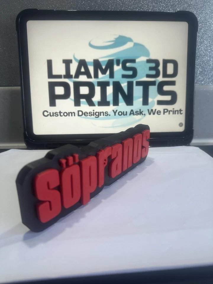 Decorative The Sopranos Film Logo Sign Display Cinema