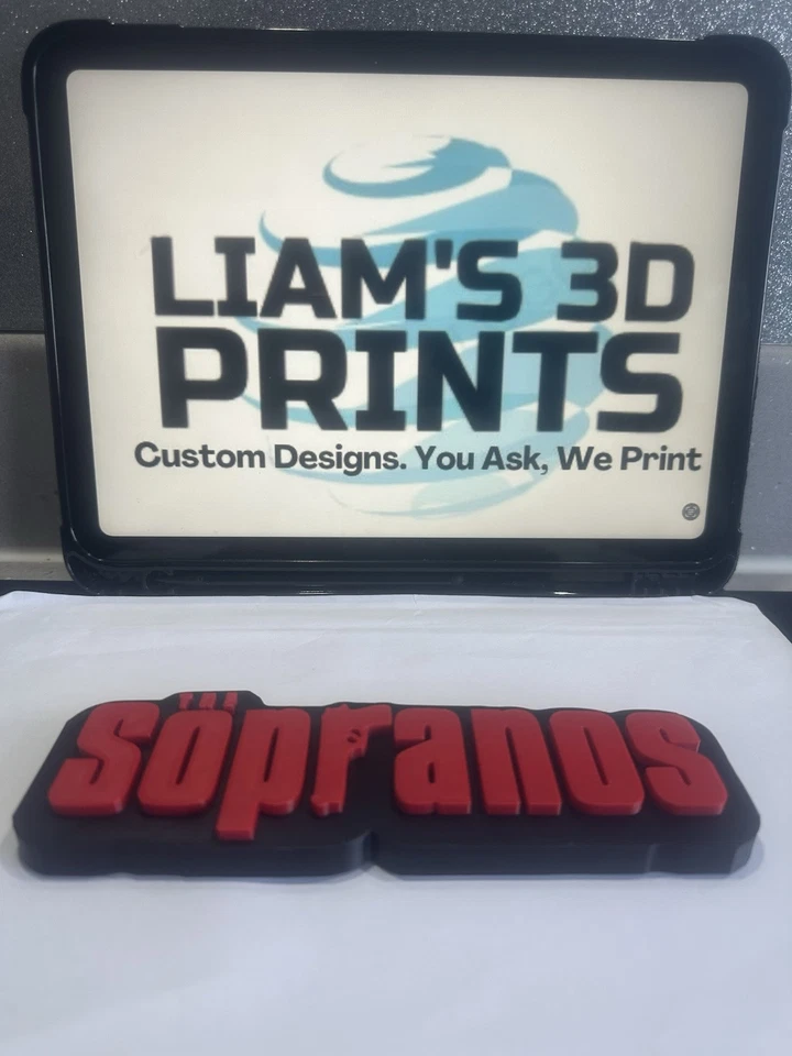 Decorative The Sopranos Film Logo Sign Display Cinema